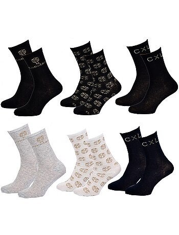 Chaussettes femme CXL By LACROIX Qualité et Confort - Pack de 6
