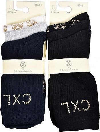 Chaussettes femme CXL By LACROIX Qualité et Confort - Pack de 6