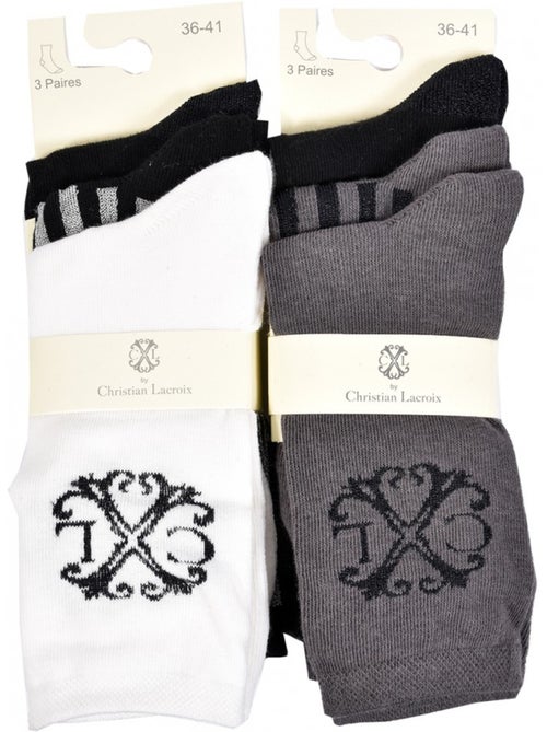 Chaussettes femme CXL By LACROIX Qualité et Confort - Pack de 6 - Kiabi