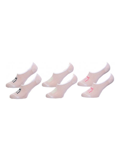 Chaussettes femme ELLE Basic - Pack de 3 - Kiabi