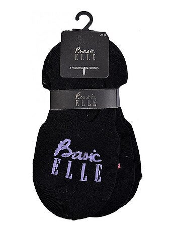 Chaussettes femme ELLE Basic - Pack de 3