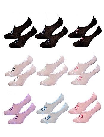 Chaussettes femme ELLE Basic - Pack de 9
