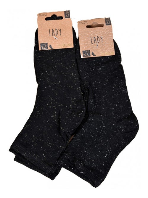 Chaussettes Femme Fantaisie Confort Coton Majoritaire - Pack de 4 - Kiabi