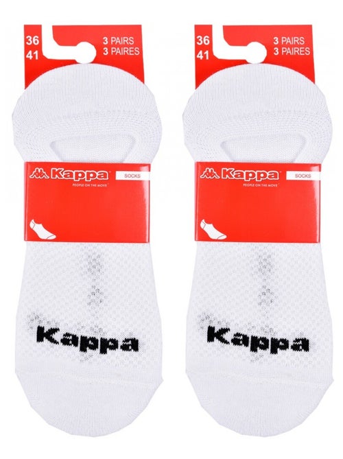 Chaussettes Femme FOOTIES KAPPA - Pack de 6 - Kiabi