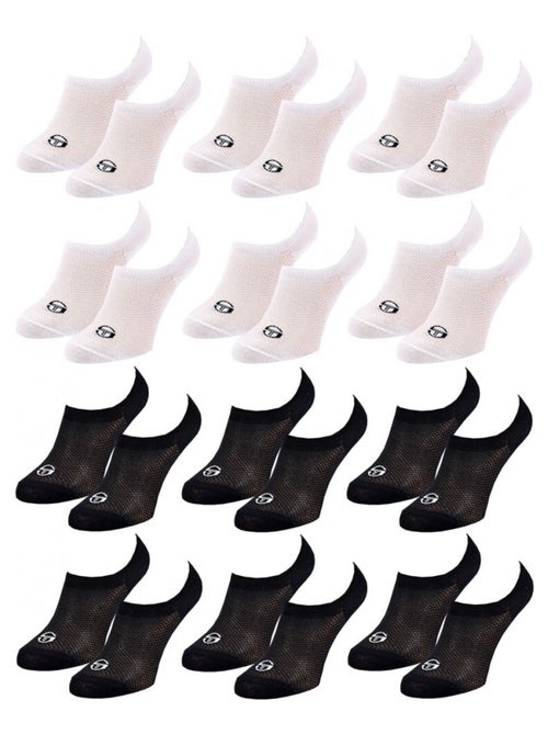 Chaussettes Femme FOOTIES SERGIO TACCHINI - Pack de 12 - Kiabi