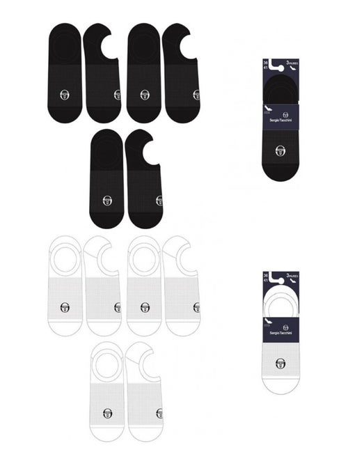 Chaussettes Femme FOOTIES SERGIO TACCHINI - Pack de 12 - Kiabi