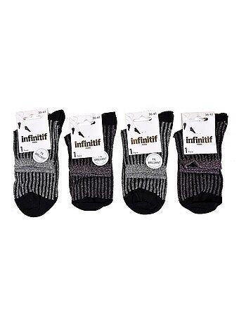 Chaussettes femme INFINITIF - Pack de 4