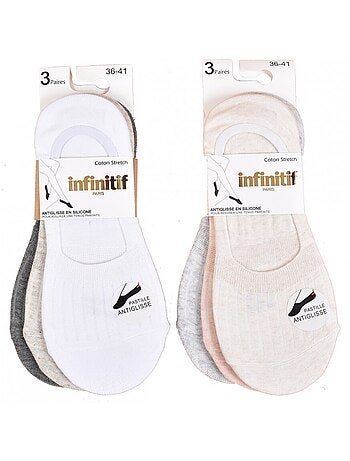 Chaussettes femme INFINITIF - Pack de 6