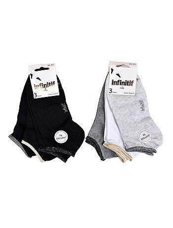 Chaussettes femme INFINITIF - Pack de 6