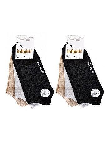 Chaussettes femme INFINITIF - Pack de 6