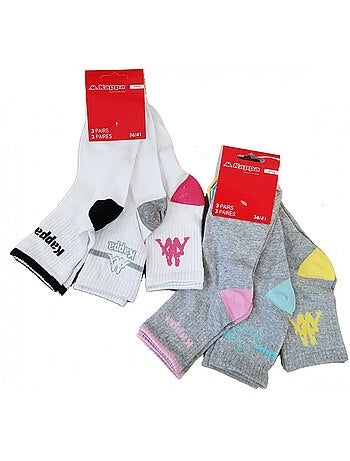 Chaussettes Femme KAPPA QUARTER - Pack de 6