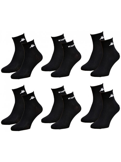 Chaussettes Femme KAPPA QUARTER - Pack de 6 - Kiabi