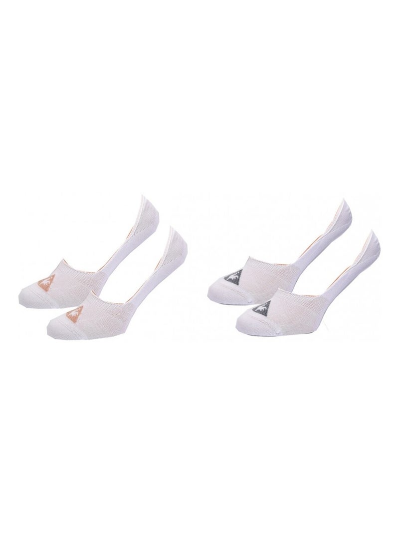 Chaussettes Femme Le Coq Sportif  - Pack de 2 Blanc - Kiabi