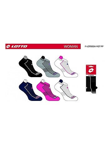 Chaussettes Femme LOTTO - Pack de 6