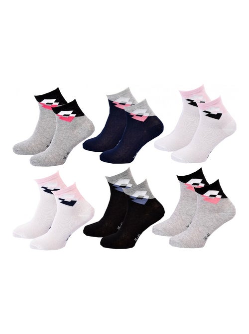 Chaussettes Femme LOTTO - Pack de 6 - Kiabi
