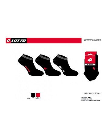 Chaussettes Femme LOTTO - Pack de 6