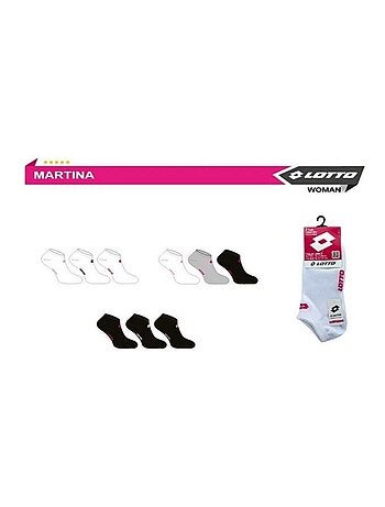 Chaussettes Femme LOTTO - Pack de 9