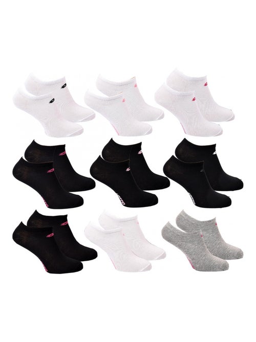 Chaussettes Femme LOTTO - Pack de 9 - Kiabi
