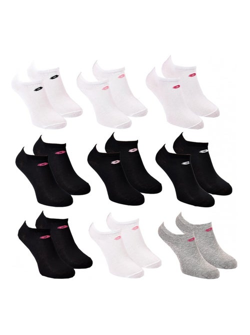 Chaussettes Femme LOTTO - Pack de 9 - Kiabi