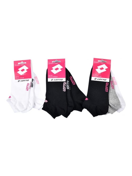 Chaussettes Femme LOTTO - Pack de 9 - Kiabi