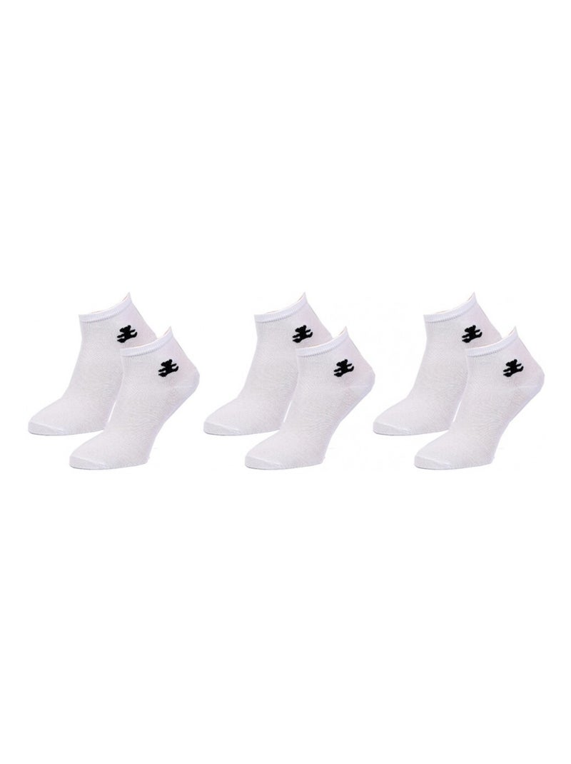 Chaussettes femme LULU CASTAGNETTE - Pack de 3 Blanc - Kiabi