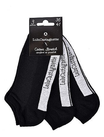 Chaussettes femme LULU CASTAGNETTE - Pack de 3