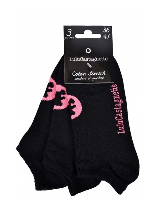 Chaussettes femme LULU CASTAGNETTE - Pack de 3 - Kiabi