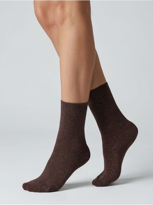 Chaussettes femme motif losanges 'deeluxe' - Kiabi