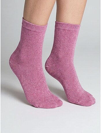Chaussettes femme motif losanges 'deeluxe'