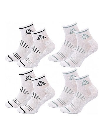 Chaussettes Femme QUARTER KAPPA - Pack de 4