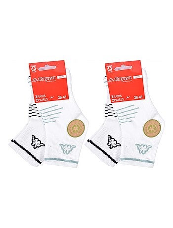 Chaussettes Femme QUARTER KAPPA - Pack de 4