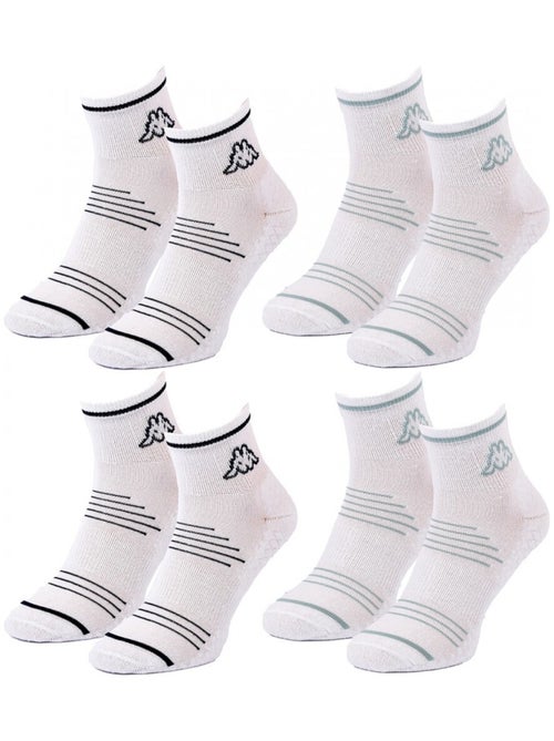 Chaussettes Femme QUARTER KAPPA - Pack de 4 - Kiabi