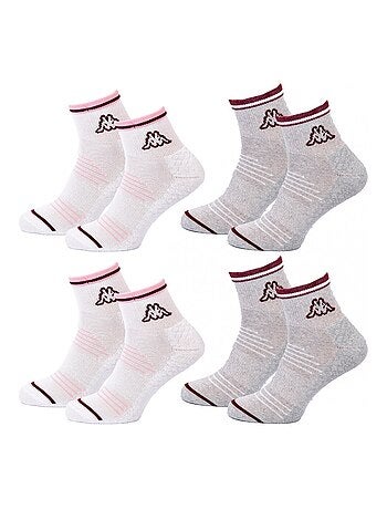 Chaussettes Femme QUARTER KAPPA - Pack de 4
