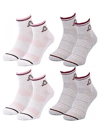 Chaussettes Femme QUARTER KAPPA - Pack de 4