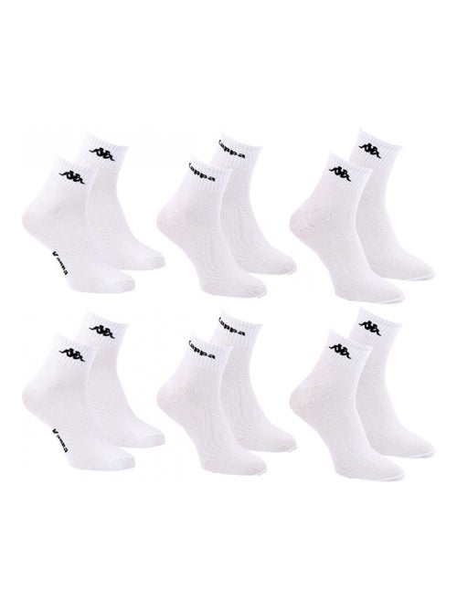 Chaussettes Femme QUARTER KAPPA - Pack de 6 - Kiabi