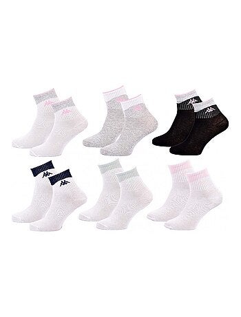 Chaussettes Femme QUARTER KAPPA - Pack de 6