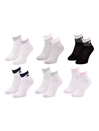 Chaussettes Femme QUARTER KAPPA - Pack de 6