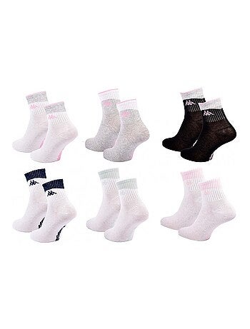 Chaussettes Femme QUARTER KAPPA - Pack de 6