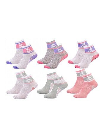 Chaussettes Femme QUARTER KAPPA - Pack de 6