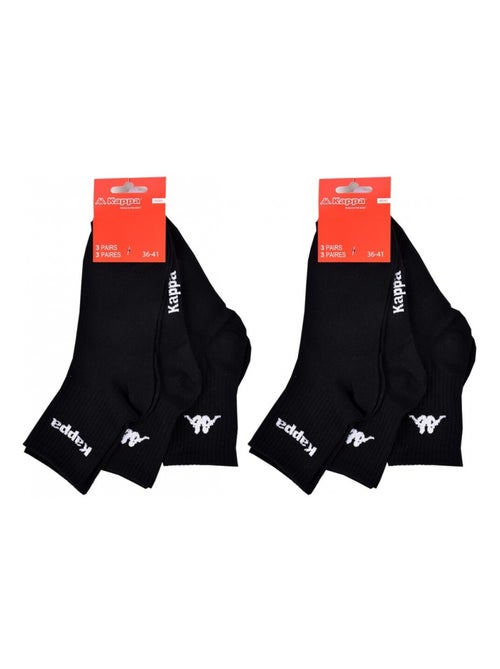 Chaussettes Femme QUARTER KAPPA - Pack de 6 - Kiabi
