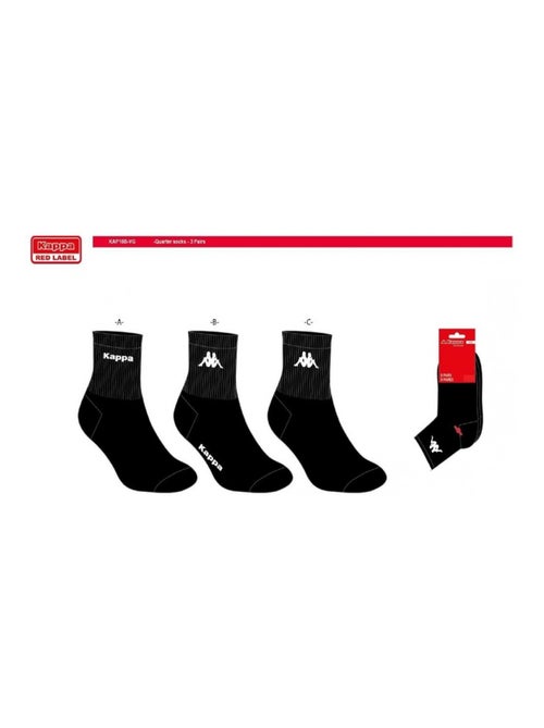 Chaussettes Femme QUARTER KAPPA - Pack de 6 - Kiabi