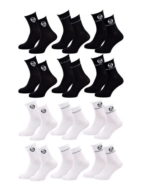 Chaussettes Femme QUARTER SERGIO TACCHINI - Pack de 12 - Kiabi