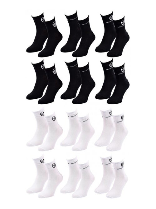 Chaussettes Femme QUARTER SERGIO TACCHINI - Pack de 12 - Kiabi