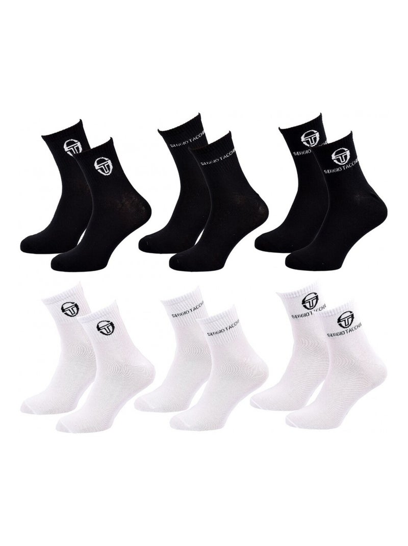 Chaussettes Femme QUARTER SERGIO TACCHINI - Pack de 12 Multicolore - Kiabi
