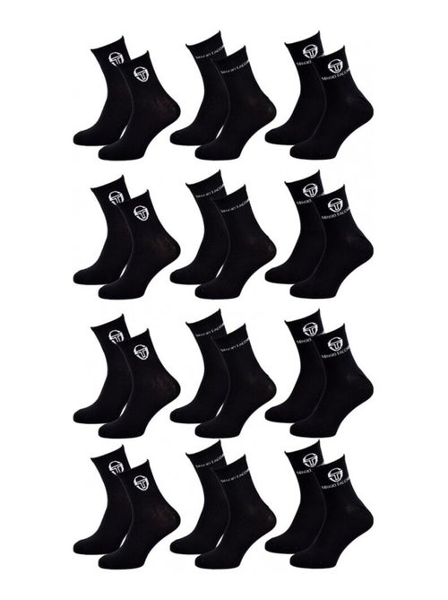 Chaussettes Femme QUARTER SERGIO TACCHINI - Pack de 12 - Kiabi