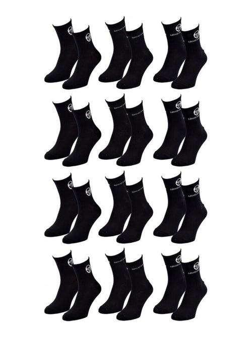 Chaussettes Femme QUARTER SERGIO TACCHINI - Pack de 12 - Kiabi