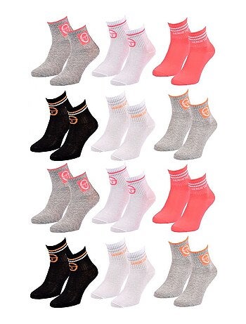 Chaussettes Femme QUARTER SERGIO TACCHINI - Pack de 12