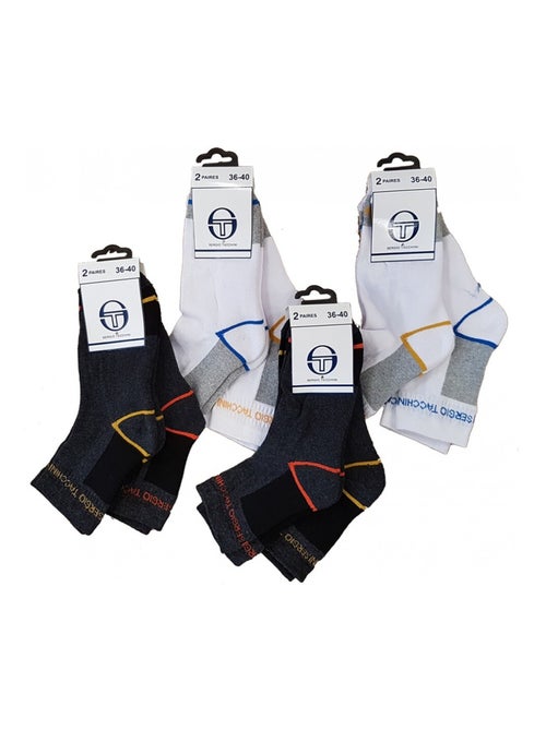 Chaussettes Femme SERGIO TACCHINI Socquettes - Pack de 10 - Kiabi
