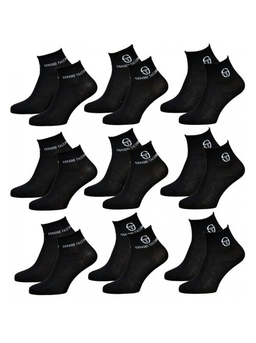 Chaussettes Femme SERGIO TACCHINI Socquettes - Pack de 9 - Kiabi