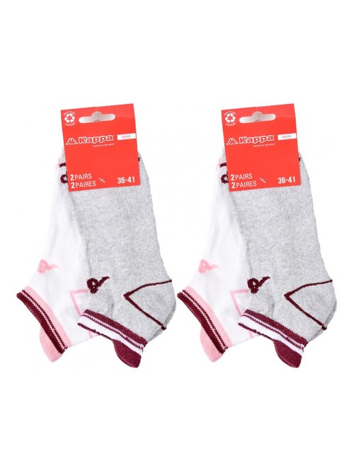 Chaussettes Femme SNEAKER KAPPA - Pack de 4 - Kiabi